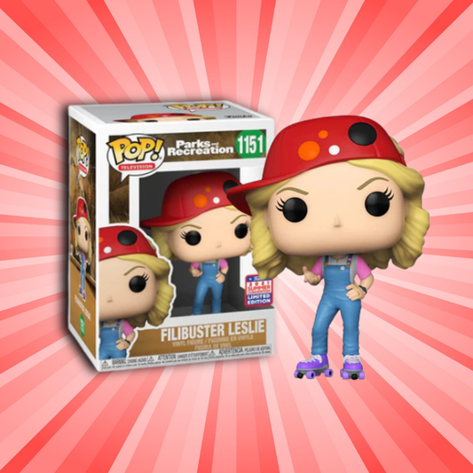 Funko Pop! Parks and Recreation Filibuster Leslie Convention Exclusive #1151 (Barcelona Pop 41) - Animetasia