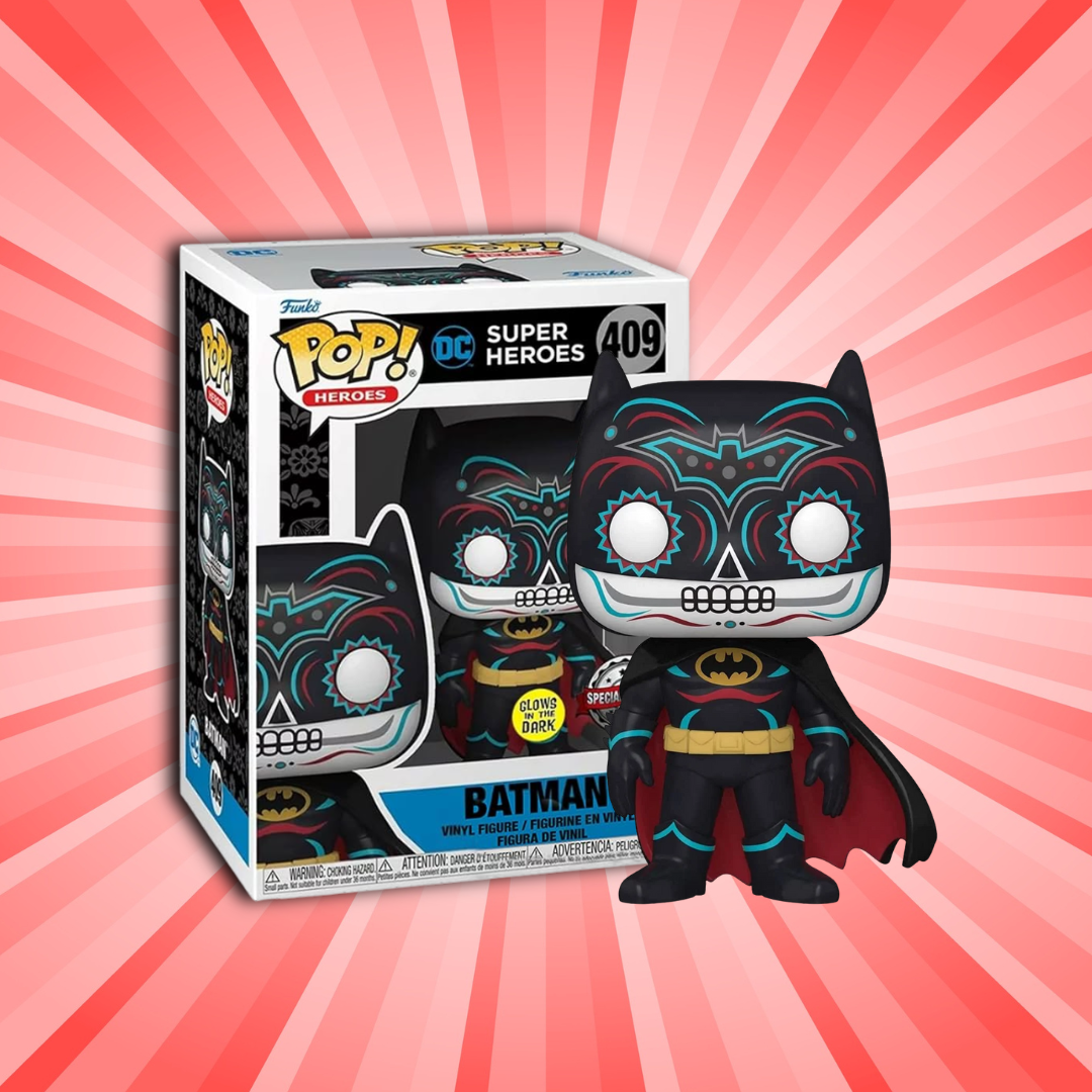 Funko Pop! DC Super Heroes Dia De Los Batman GITD Special Edition #409 - Animetasia