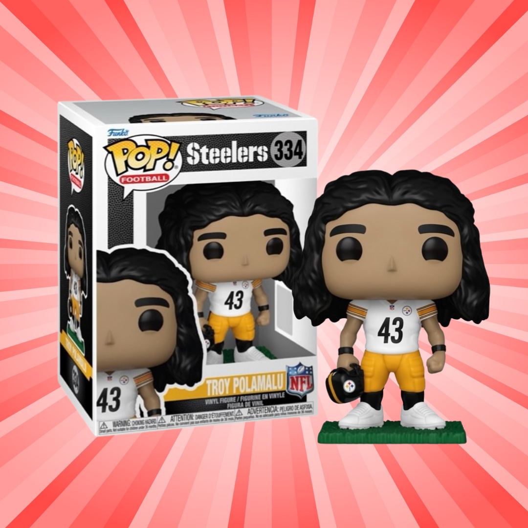 Funko Pop! NFL Pittsburgh Steelers Troy Polamalu #334