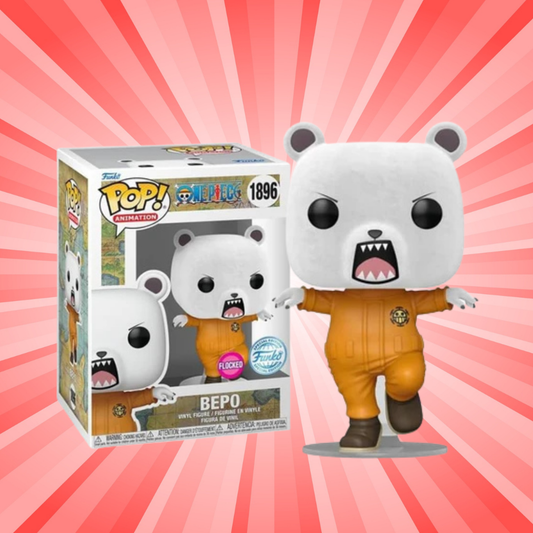 Funko Pop! One Piece Bepo Flocked AAA Anime EXCLUSIVE - Animetasia