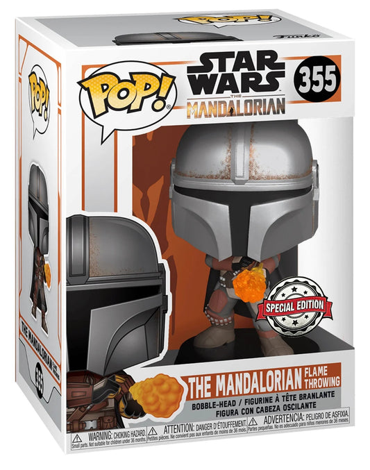 Funko Pop! Star Wars The Mandalorian Flame Throwing Special Edition #355 - Animetasia