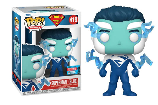 Funko Pop! Superman Superman (Blue) Convention Exclusive #419 (Amsterdam Pop 12) - Animetasia