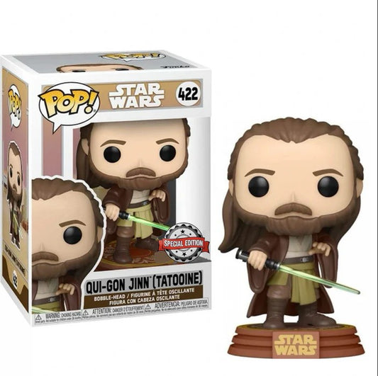 Funko Pop! Star Wars Qui-Gon Jinn Special Edition #422 - Animetasia