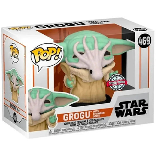 Funko Pop! Star Wars Grogu with Chowder Squid Special Edition #469 - Animetasia
