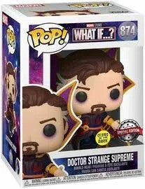 Funko Pop! What If...? Doctor Strange Supreme GITD Special Edition #874 (Tag team Pop 5) - Animetasia