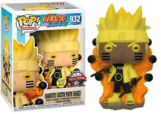 Funko Pop! Naruto Shippuden Naruto (Six Path Sage) GITD Special Edition #932 - Animetasia