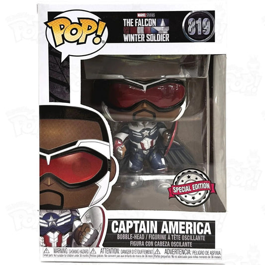 Funko Pop! The Falcon and the Winter Soldier Captain America Special Edition #819 (Tag Team Pop 9) - Animetasia