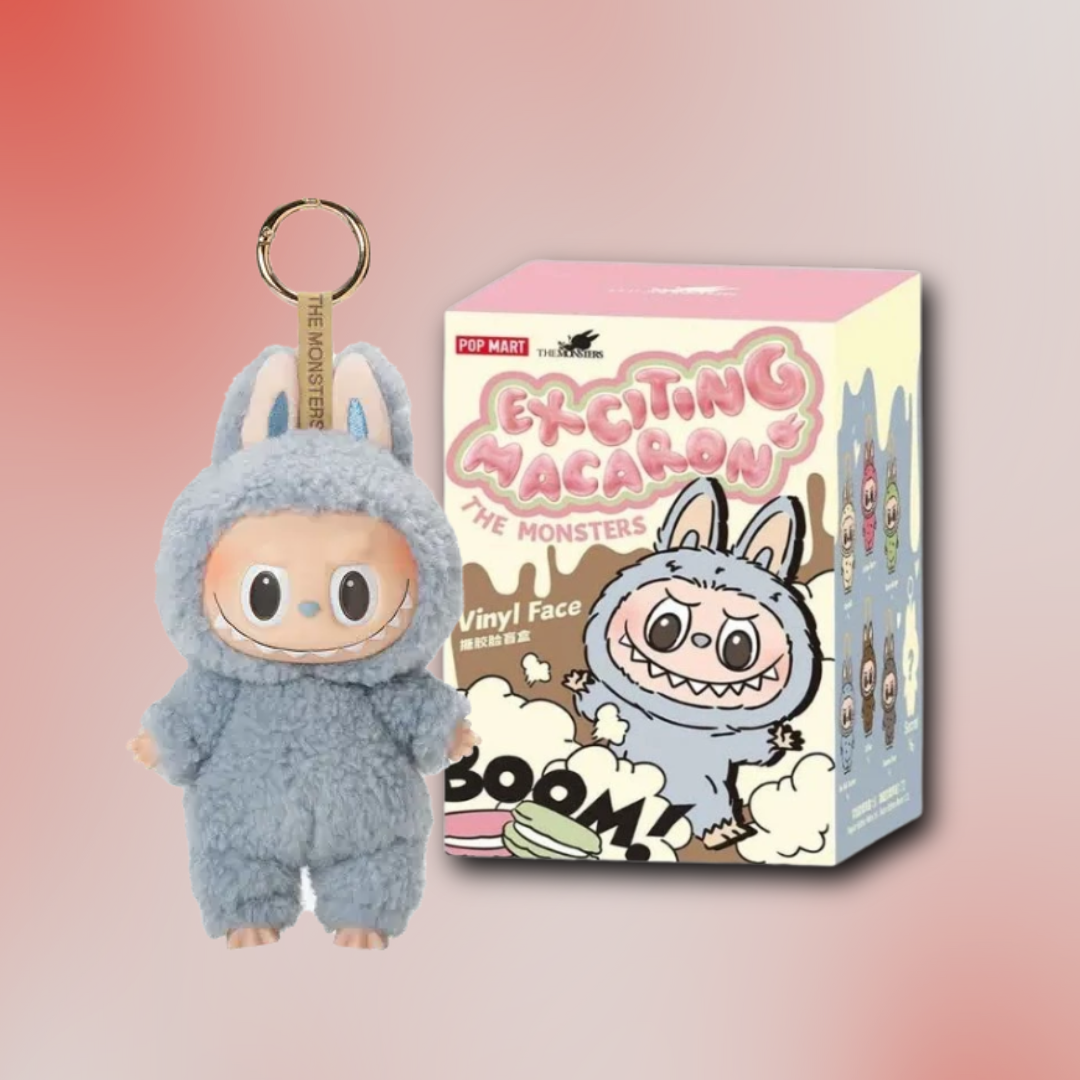 Pop Mart Labubu The Monsters Tasty Macarons Vinyl Plush Blind Box (Sea Salt Coconut)