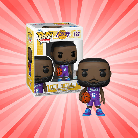Funko Pop! NBA Los Angeles Lakers Lebron James City Edition Jersey #127