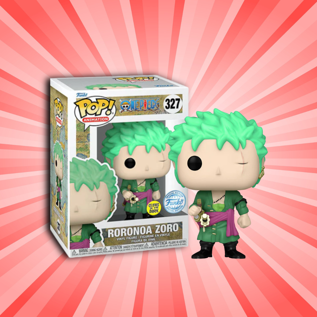 Funko Pop! One Piece Roronoa Zoro GITD Special Edition #327 - Animetasia