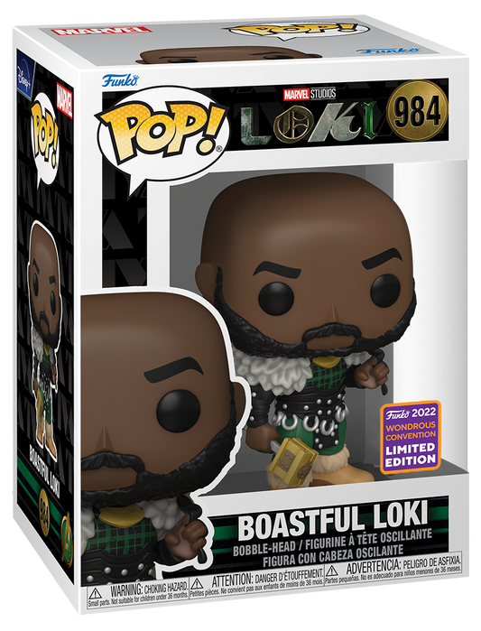 Funko Pop! Loki Boastful Loki Convention Exclusive (Stockholm Pop 3) - Animetasia